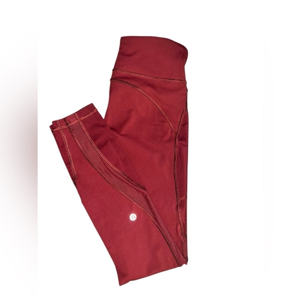 Lululemon Invigorate 7/8 Tight – Deep Rouge – Size 4